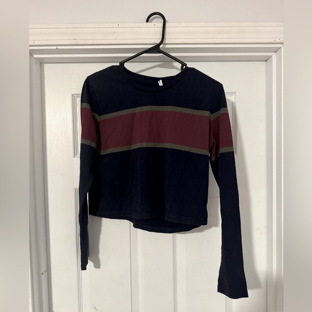Cropped Long Sleeve Shirt